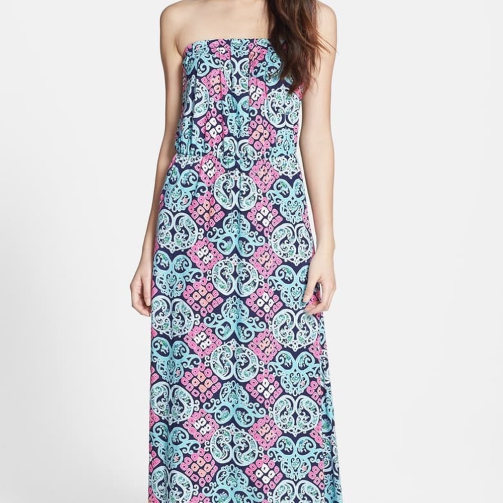 Lilly Pulitzer Marlisa Print Cotton Maxi